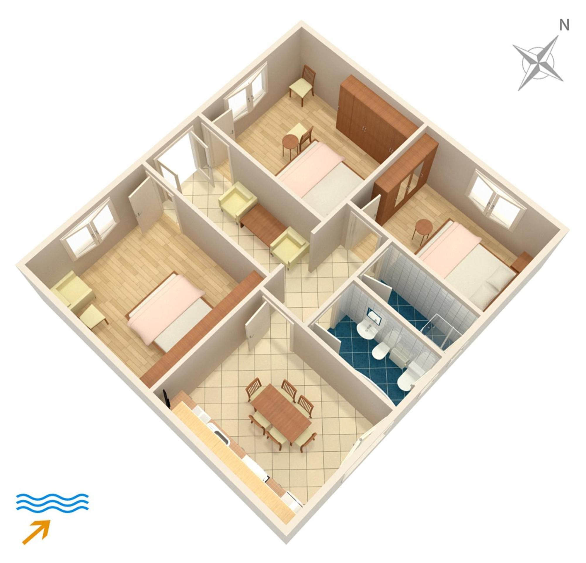 Apartment Supetarska Draga - Donja 2020A 拉布 外观 照片